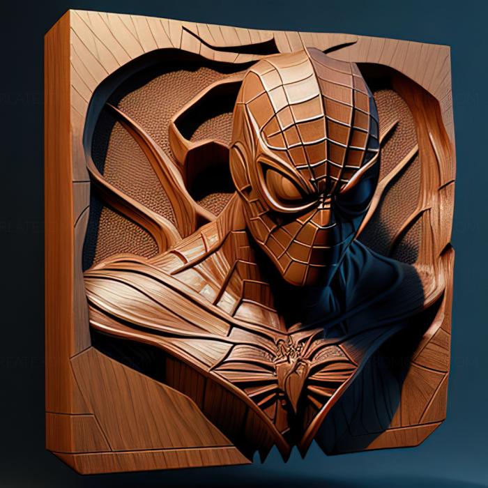 نموذج ثلاثي الأبعاد لآلة CNC ألعاب لعبة st Spider Man غير محدودة